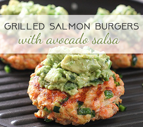 Grilled Salmon Burgers With Avocado Salsa Body Form Fitness Studio